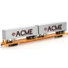 Trains|Athearn 93286 TLCX/Acme85' Flat with 2 40' Trailers #330 - Model Train Junction: Quality Parts and Art Supplies