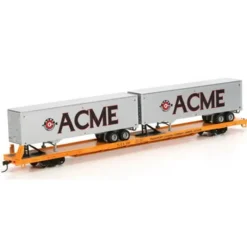 Trains|Athearn 93286 TLCX/Acme85' Flat with 2 40' Trailers #330 - Model Train Junction: Quality Parts and Art Supplies