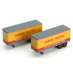 Trains|Athearn 92493 Union Pacific 25' Trailers # 789 and #802 (Set of 2) - Model Train Junction: Quality Parts and Art Supplies