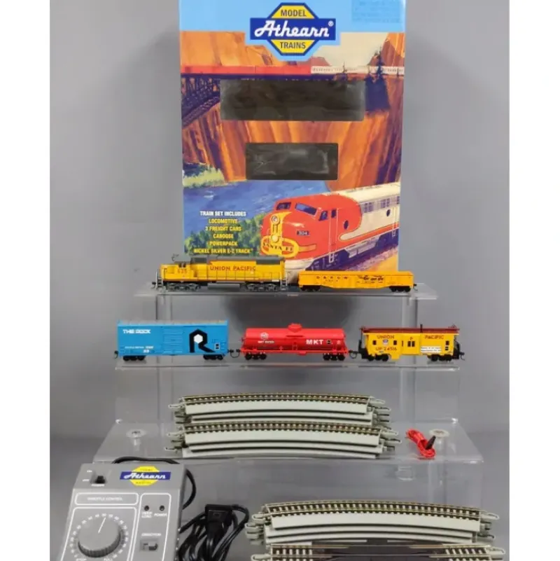 Trains|Athearn 1075 Union Pacific Iron Horse Express HO Gauge Diesel Train Set - Model Train Junction: Quality Parts and Art Supplies