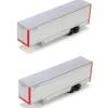 Trains|Athearn 27954 UPSZ 40' Pacel Trailer Ready To Roll (Pack of 2) - Model Train Junction: Quality Parts and Art Supplies