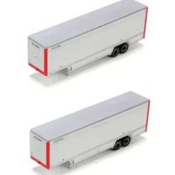 Trains|Athearn 27954 UPSZ 40' Pacel Trailer Ready To Roll (Pack of 2) - Model Train Junction: Quality Parts and Art Supplies