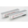 Trains|Athearn 28410 US Xpress 53' Wabash Duraplate Trailers #2 (Set of 2) - Model Train Junction: Quality Parts and Art Supplies