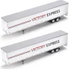 Trains|Athearn 28424 Victory Express 53' Wabash Duraplate Trailers #2 (Set of 2) - Model Train Junction: Quality Parts and Art Supplies