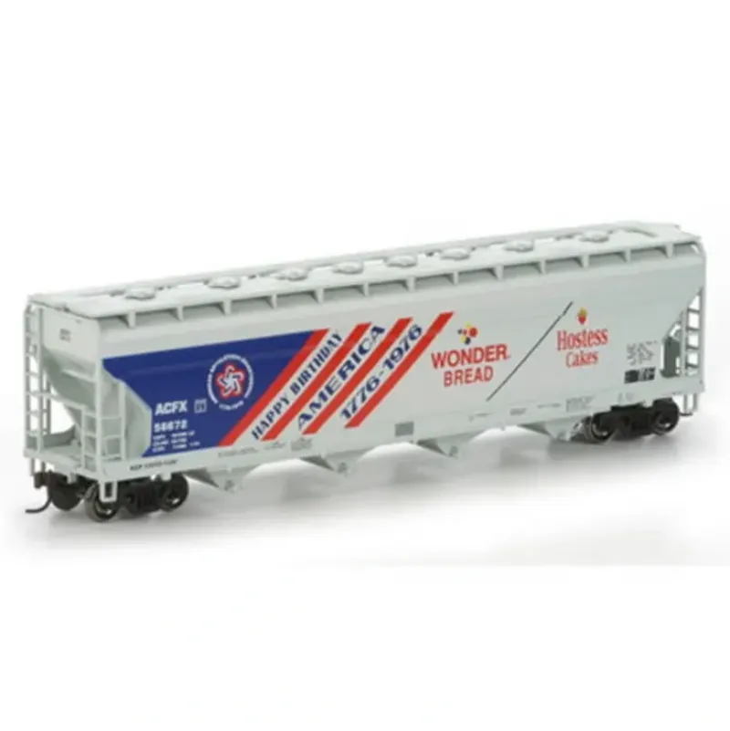 Trains|Athearn 72296 Wonder Bread ACF 4-Bay CF Hopper #56672 - Model Train Junction: Quality Parts and Art Supplies