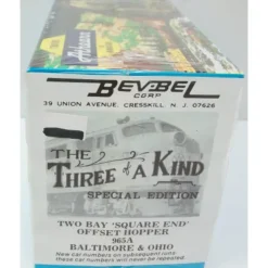 Trains|Athearn 965A HO B&O 2 Bay Offset Hopper Kits (Pack of 3) - Model Train Junction: Quality Parts and Art Supplies