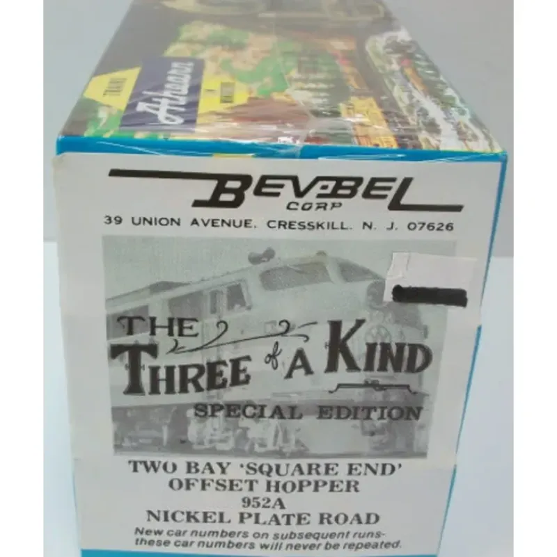 Trains|Athearn 952A HO NKP 2-Bay Offset-Side Hopper Kits (Pack of 3) - Model Train Junction: Quality Parts and Art Supplies