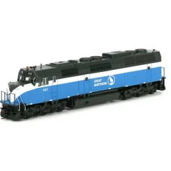 Trains|Athearn G67573 HO Great Northern/Sky Blue F45 Diesel Locomotive #437 - Model Train Junction: Quality Parts and Art Supplies