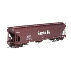 Trains|Athearn G15452 HO Santa Fe ACF 4600 3-Bay Centerflow Hopper #313937 - Model Train Junction: Quality Parts and Art Supplies