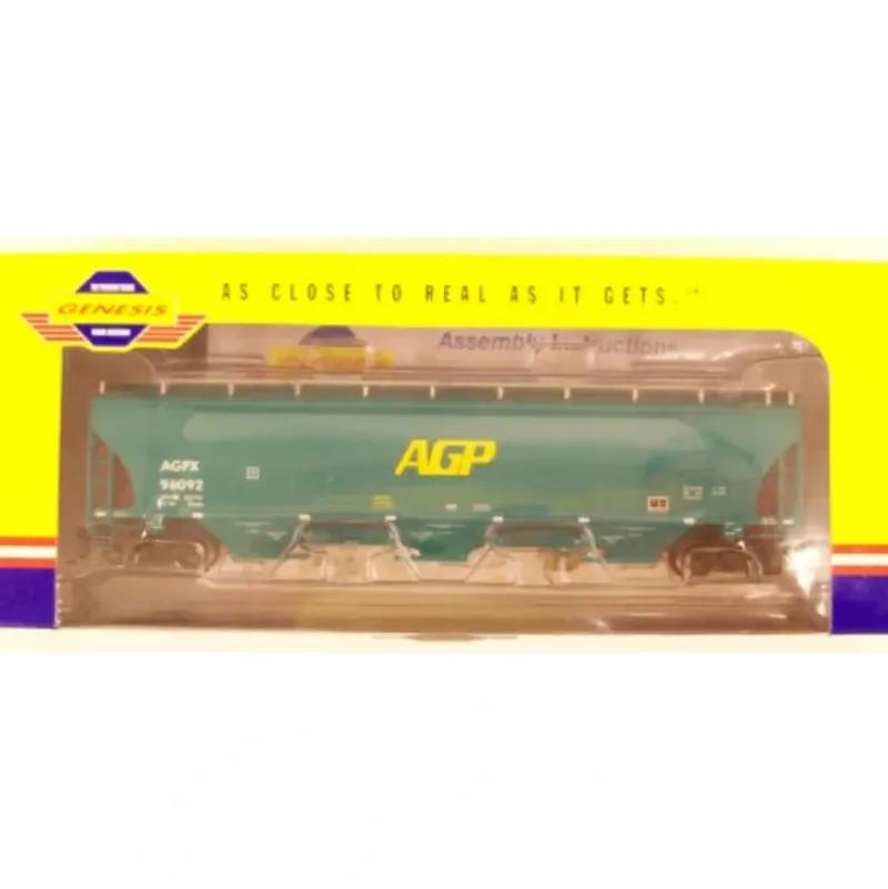 Trains|Athearn G4254 HO Scale A.G.P. #2 Trinity Covered Hopper #96092 - Model Train Junction: Quality Parts and Art Supplies