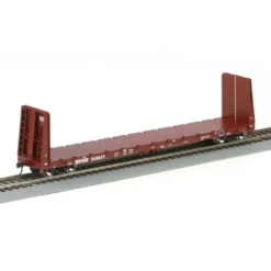 Trains|Athearn 88104HO Scale BNSF 60' Bulkhead Flatcar #545647 - Model Train Junction: Quality Parts and Art Supplies