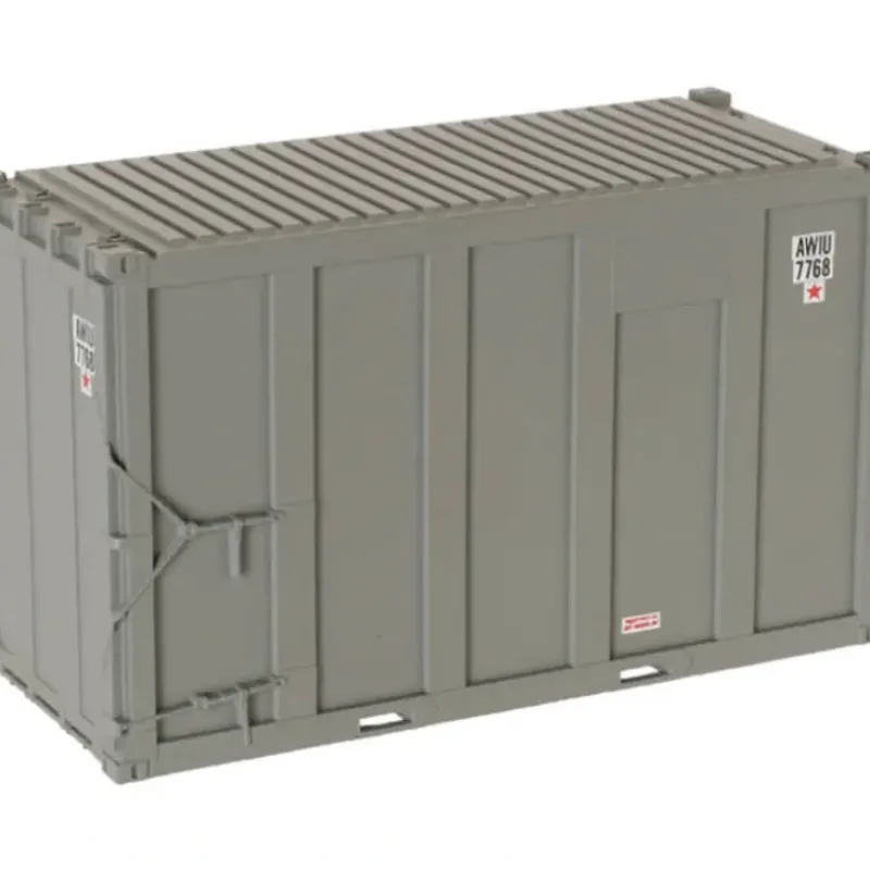 Trains|Atlas 20000379 20' High-Cube MSW Containers Gray (Set of 4) - Model Train Junction: Quality Parts and Art Supplies