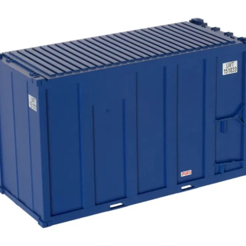 Trains|Atlas 20000377 20' MSW Containers Blue (Envelope of 3) - Model Train Junction: Quality Parts and Art Supplies