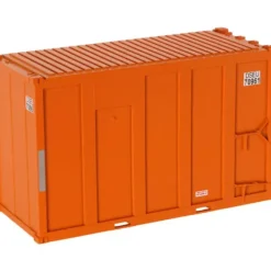Trains|Atlas 20000381 20' MSW Contnrs Orange 4/ - Model Train Junction: Quality Parts and Art Supplies