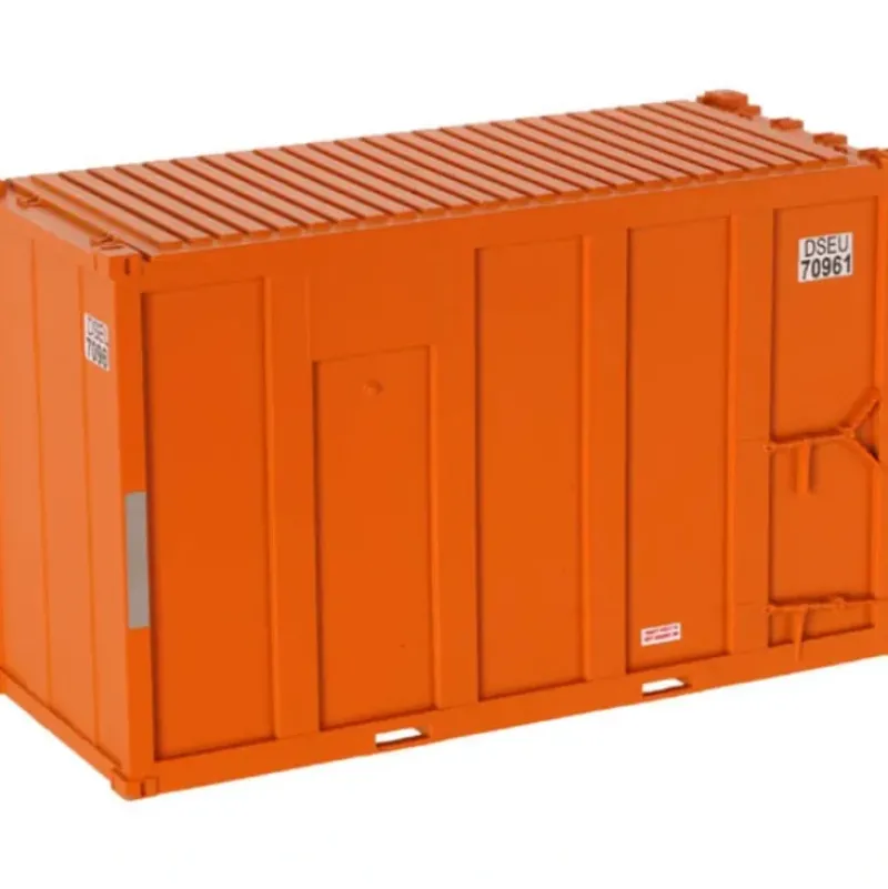 Trains|Atlas 20000381 20' MSW Contnrs Orange 4/ - Model Train Junction: Quality Parts and Art Supplies
