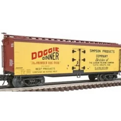 Trains|Atlas 8095 3 Rail Doggie Diner 40' Wood Reefer - Model Train Junction: Quality Parts and Art Supplies
