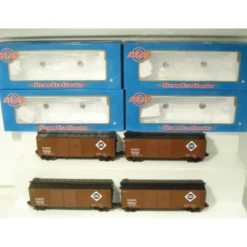 Trains|Atlas 8712 3 Rail Erie AAR Double Door Boxcar Set - Model Train Junction: Quality Parts and Art Supplies
