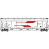Trains|Atlas 50000619 ACF CF Hopper Red Venturi 51643 N - Model Train Junction: Quality Parts and Art Supplies