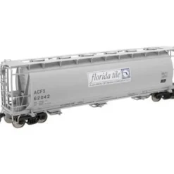 Trains|Atlas 20000549 ACFX 3-Bay Cylindrical Hopper #62042 - Model Train Junction: Quality Parts and Art Supplies