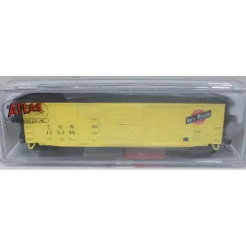 Trains|Atlas 45324 C&NW Rib-Side Boxcar #155296 - Model Train Junction: Quality Parts and Art Supplies