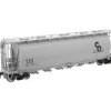 Trains|Atlas 20000541 C&O 6-Bay Cylindrical Hopper #2512 - Model Train Junction: Quality Parts and Art Supplies