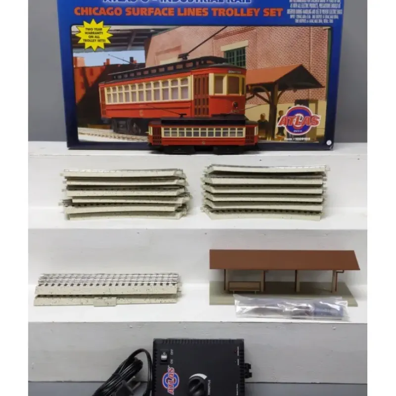 Trains|Atlas 1009103 Chicago Surface Lines O Gauge Trolley Set - Model Train Junction: Quality Parts and Art Supplies