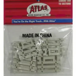 Trains|Atlas 0599 Conrete End Tie Sections (Pack of 12) - Model Train Junction: Quality Parts and Art Supplies