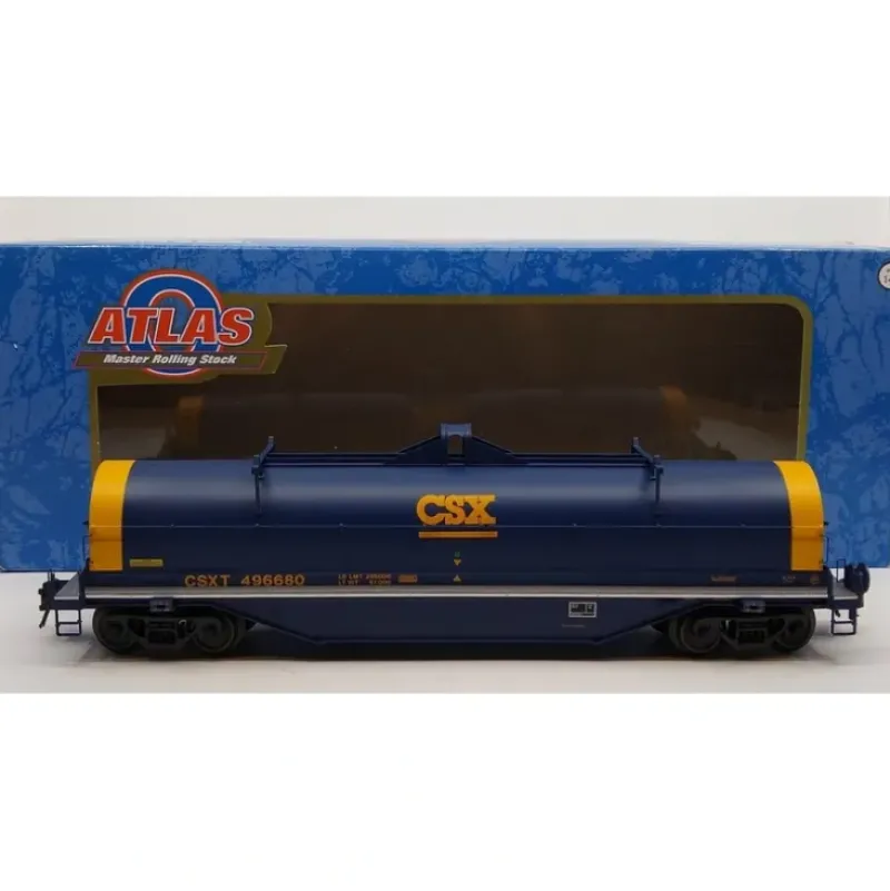 Trains|Atlas 3001702-7 CSX 42' Coil Steel Car #496680 (3 Rail) LN/Box - Model Train Junction: Quality Parts and Art Supplies