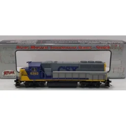 Trains|Atlas 10000388 CSX GP40-2 Phase 1 Diesel Locomotive w/o Sound #6393 -DC - Model Train Junction: Quality Parts and Art Supplies