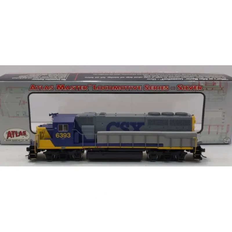 Trains|Atlas 10000388 CSX GP40-2 Phase 1 Diesel Locomotive w/o Sound #6393 -DC - Model Train Junction: Quality Parts and Art Supplies