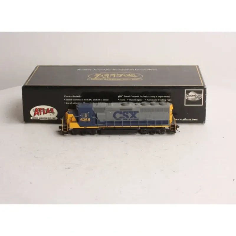 Trains|Atlas 10000406 CSX GP40-2 Phase I w/DCC & Sound #6365 - Model Train Junction: Quality Parts and Art Supplies