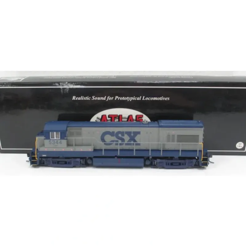 Trains|Atlas 10000463 CSX U30B Phase 2 w/DCC #5344 - Model Train Junction: Quality Parts and Art Supplies