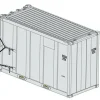 Trains|Atlas 20000656 ECCU 20' Hi-Cube MSW Trash Containers (4) - Model Train Junction: Quality Parts and Art Supplies
