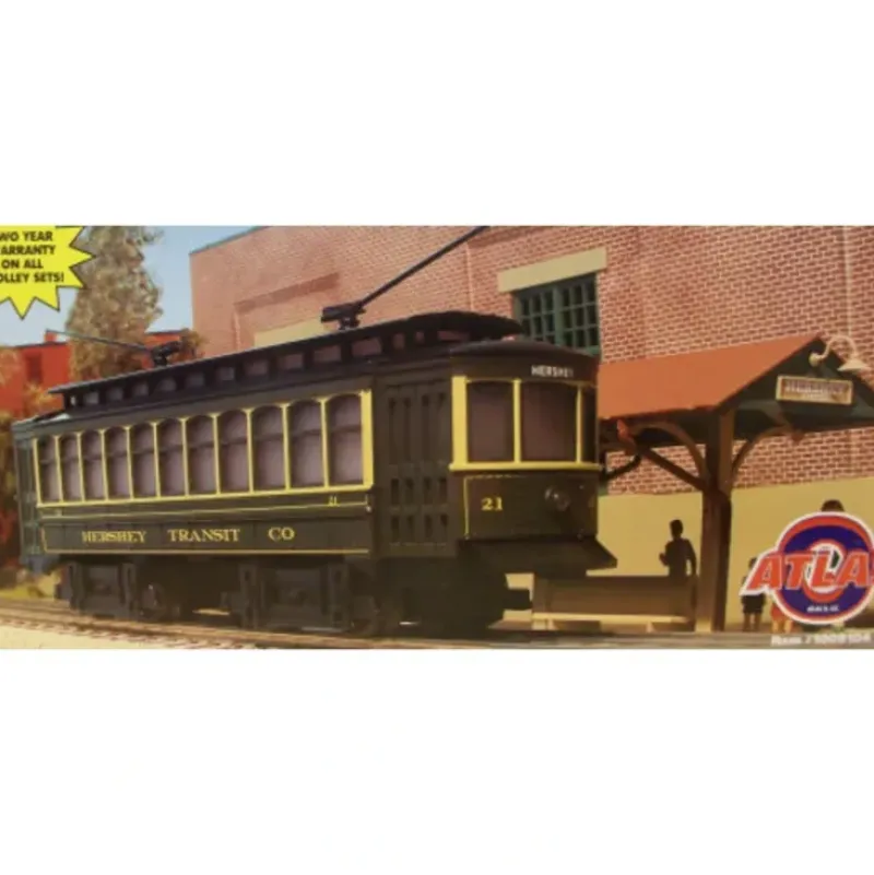 Trains|Atlas 1009104 Hershey Transit Co. O Gauge Trolley Set - Model Train Junction: Quality Parts and Art Supplies