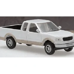 Trains|Atlas 1249 HO 1997 Ford-F150 Standard Side Pickup White/Tan - Model Train Junction: Quality Parts and Art Supplies