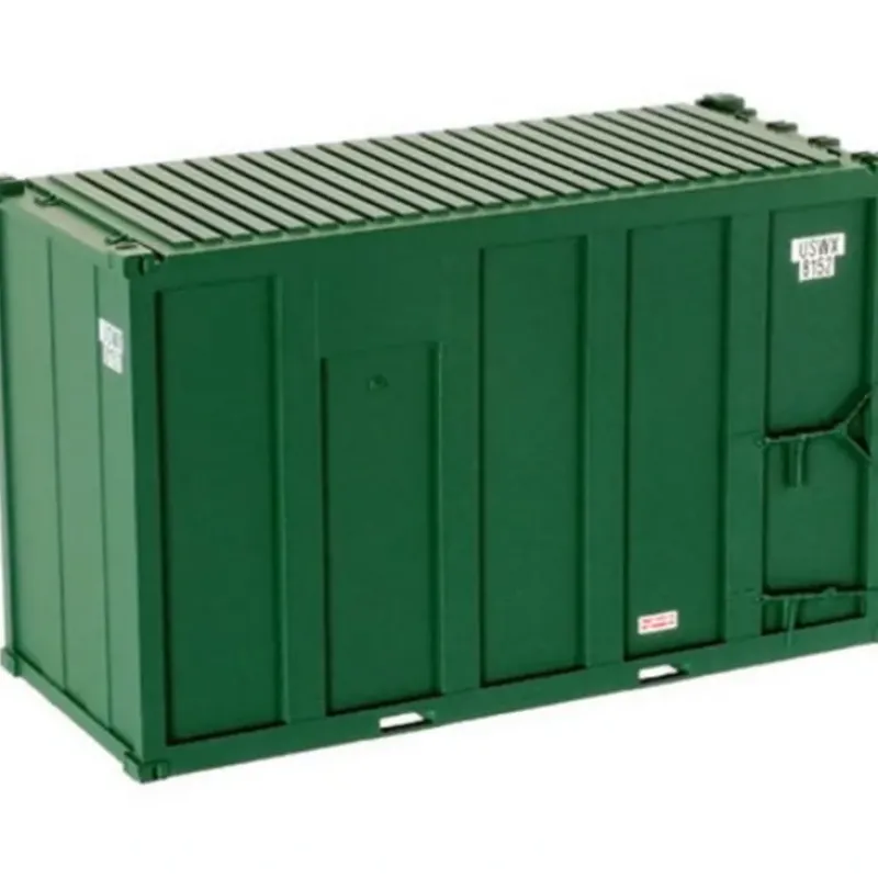 Trains|Atlas 20001198 HO 20' Hi-Cube MSW Trash Container, USWX Set #4(4) - Model Train Junction: Quality Parts and Art Supplies