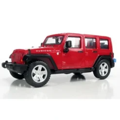 Trains|Atlas 99087081 HO 2007 Jeep Wrangler 4 Door Red - Model Train Junction: Quality Parts and Art Supplies