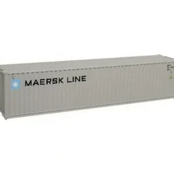 Trains|Atlas 20000956 HO 40' Standard Container, Maersk Line II #2 (3) - Model Train Junction: Quality Parts and Art Supplies