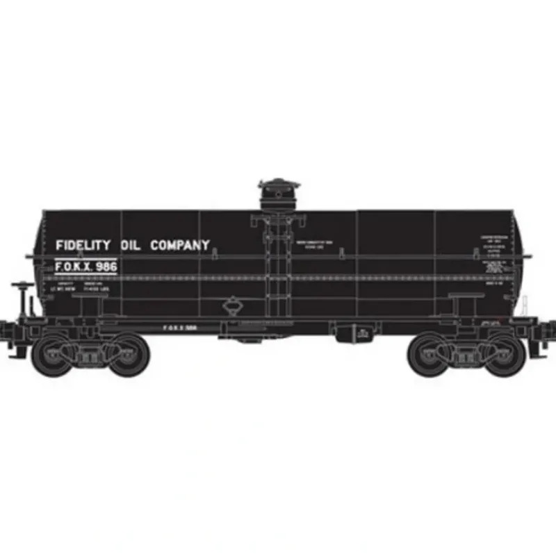 Trains|Atlas 10361 HO ACF 11,000-Gallon Tank, Fidelity Oil #986 - Model Train Junction: Quality Parts and Art Supplies