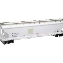 Trains|Atlas 20001057 HO ACFX ACF 4-Bay Centerflow Pressureaide Covered Hopper #51558 - Model Train Junction: Quality Parts and Art Supplies