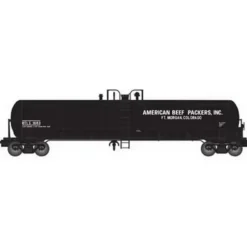 Trains|Atlas 20000604 HO American Beef GATX 20,700 Gallon Non-Insulated Tank Car # 1603 - Model Train Junction: Quality Parts and Art Supplies