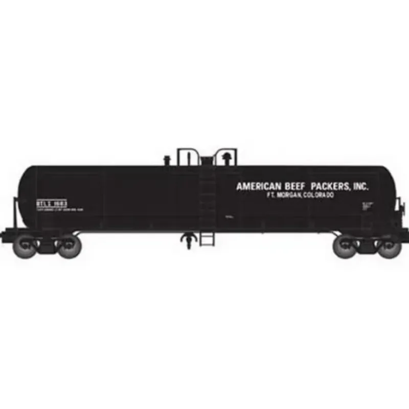 Trains|Atlas 20000604 HO American Beef GATX 20,700 Gallon Non-Insulated Tank Car # 1603 - Model Train Junction: Quality Parts and Art Supplies