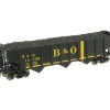 Trains|Atlas 20000456 HO Baltimore & Ohio 70T 3-Bay Hopper #13081 - Model Train Junction: Quality Parts and Art Supplies