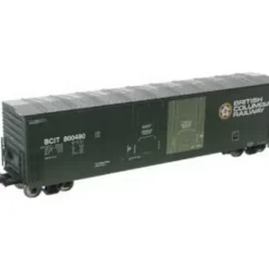 Trains|Atlas 20000104 HO BC Rail 53' DPD Boxcar #800502 - Model Train Junction: Quality Parts and Art Supplies