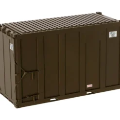 Trains|Atlas 20000378 HO Brown MSW 20' Containers (Pack of 4) - Model Train Junction: Quality Parts and Art Supplies