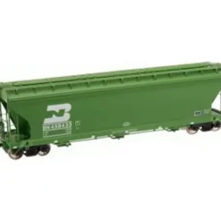 Trains|Atlas 20000625 HO Burlington Northern RTR ACF 4650 Centerflow Hopper #458477 - Model Train Junction: Quality Parts and Art Supplies
