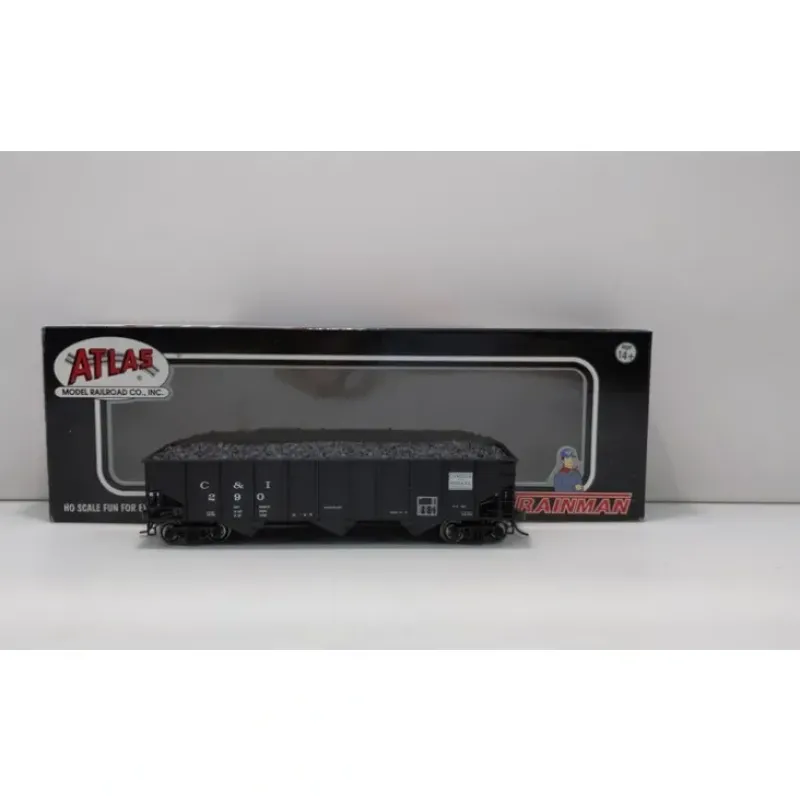 Trains|Atlas 1390 HO Cambria & Indiana 70 Ton 3-Bay Hopper #290 - Model Train Junction: Quality Parts and Art Supplies