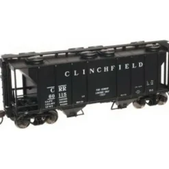 Trains|Atlas 11289 HO Clinchfield Trainman PS-2 Covered Hopper #60102 - Model Train Junction: Quality Parts and Art Supplies