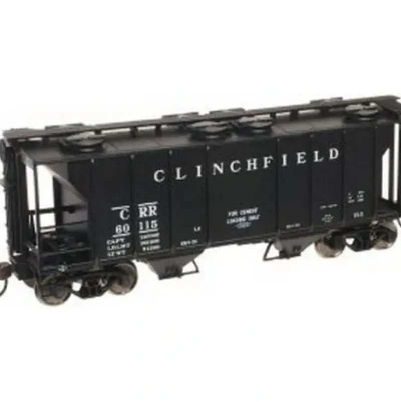 Trains|Atlas 11289 HO Clinchfield Trainman PS-2 Covered Hopper #60102 - Model Train Junction: Quality Parts and Art Supplies