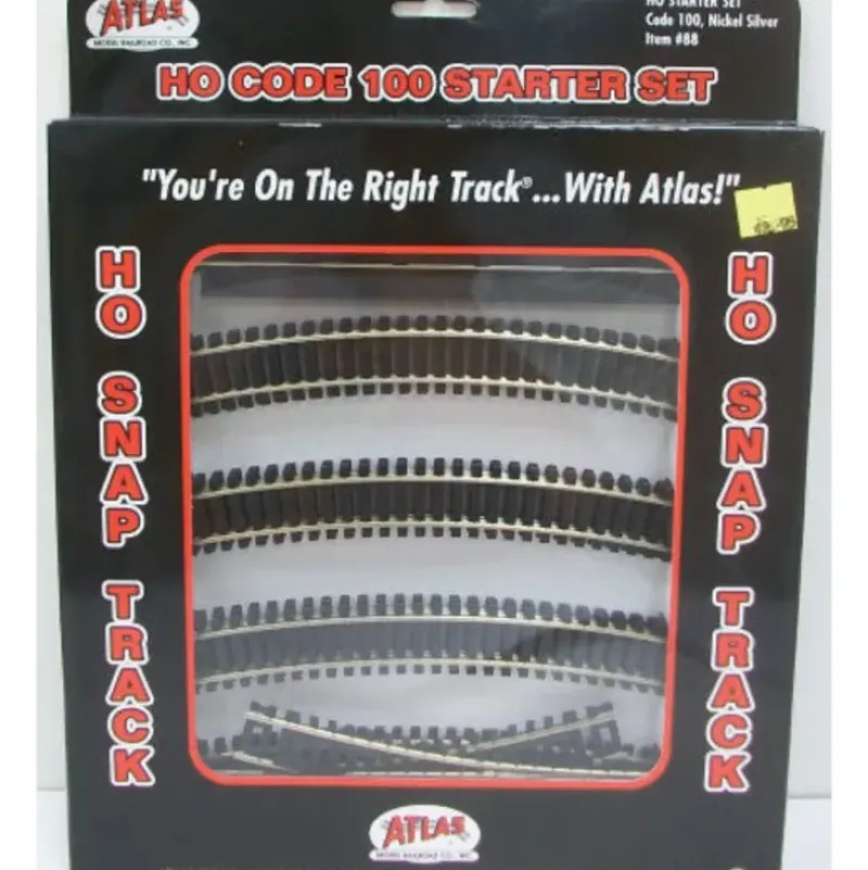 Trains|Atlas 0088 HO Code 100 Snap-Track Starter Set - Model Train Junction: Quality Parts and Art Supplies